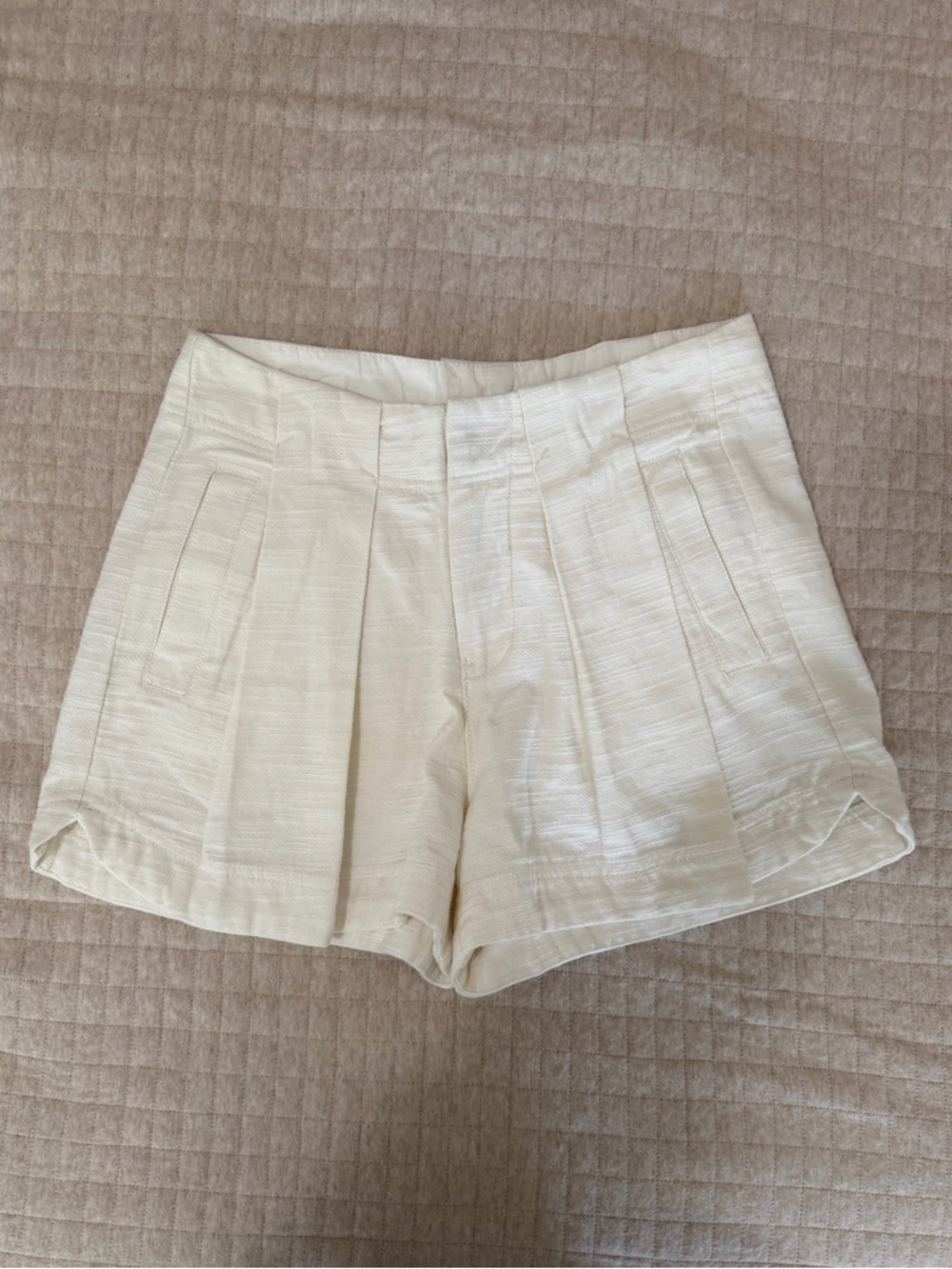 NWT Free People High-Waist Pleated Shorts